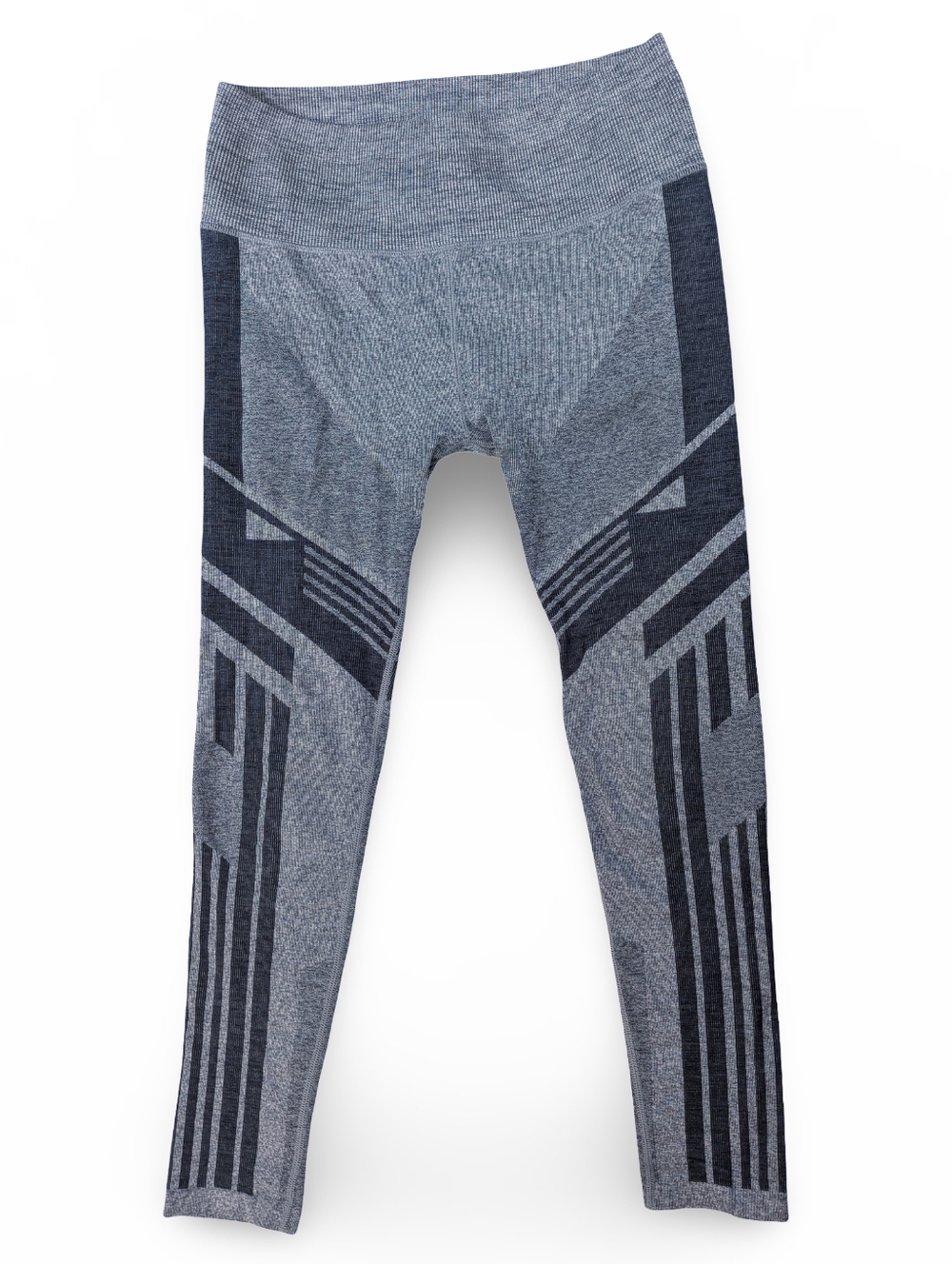 EUC Alo Yoga 7/8 High Waist Seamless Tempo Leggings in anthracite heather Size M - Picture 2 of 6